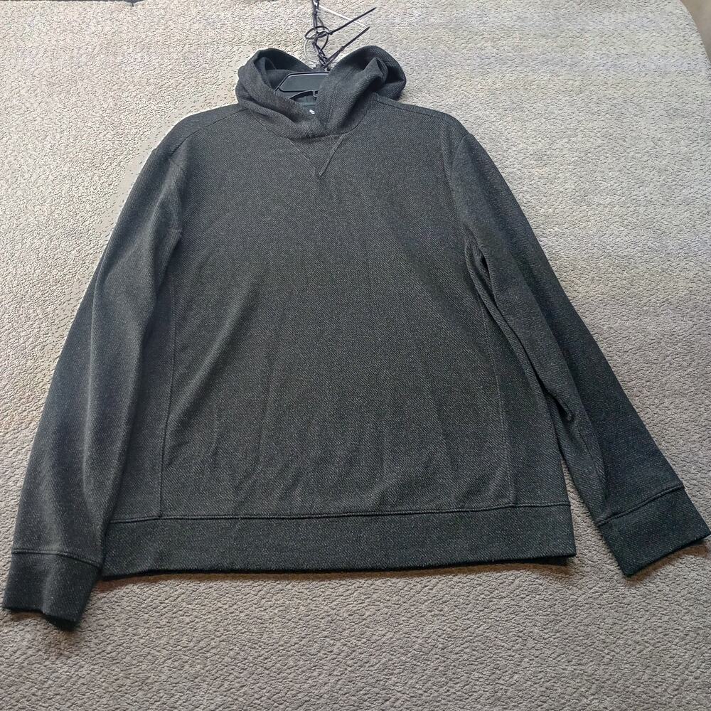 Vineyard Vines Men Hoodie Medium Charcoal Gray Pullover Performance Sweatshirt